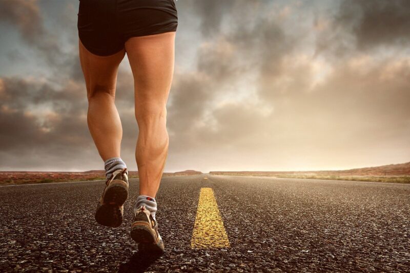 get in shape by jogging