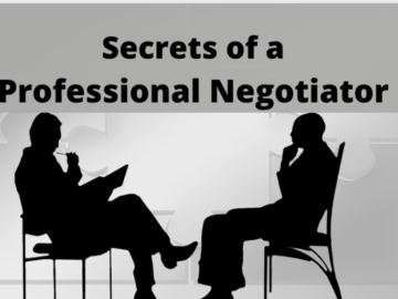 the secrets of a professional negotiator